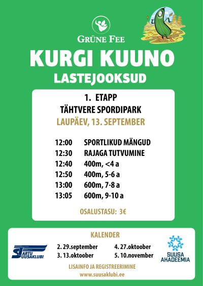 Kurgi Kuuno lastejooksude plakat